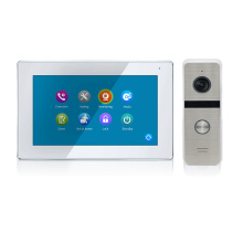 FHD 10" Glass Screen Indoor Monitor Touch Screen Tablet Video Door Phone with Metal Camera Doorbell